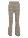 Rag & Bone Ponte Kick Flare Irina Trousers In Brown
