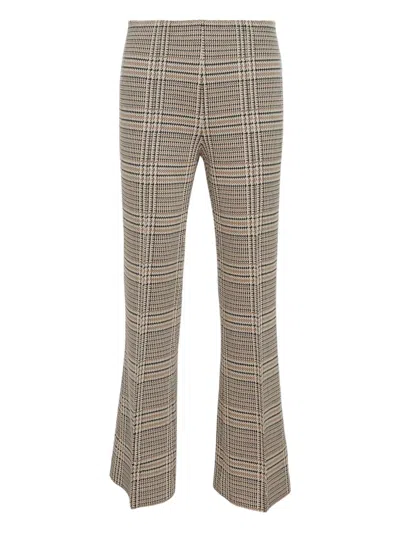 Rag & Bone Ponte Kick Flare Irina Trousers In Brown