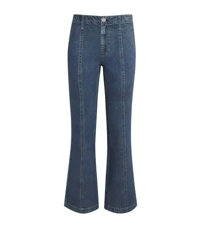 Rag & Bone Ponte Miramar Olivia Trousers In Blue