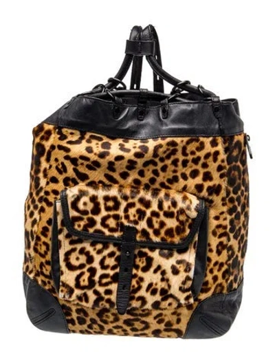 Pre-owned Rag & Bone Ponyhair Backpack In Brown