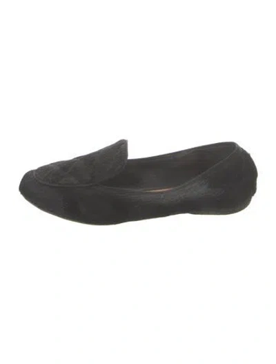 Pre-owned Rag & Bone Ponyhair Loafers In Black
