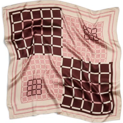 Rag & Bone Pop Geo Silk Scarf In Multi