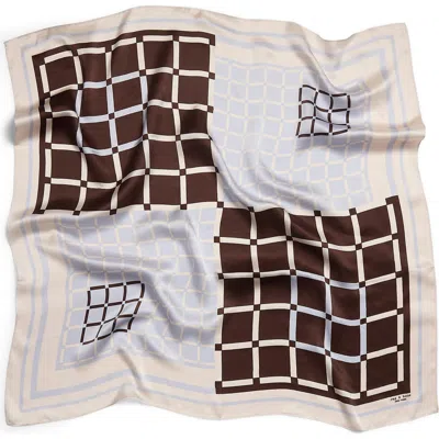 Rag & Bone Pop Geo Silk Scarf In Multi