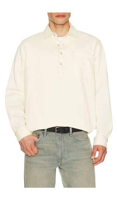 Rag & Bone Popover Shirt In Sand