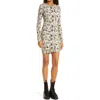 Rag & Bone Poppy Draped Mini Dress In Multi