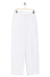 Rag & Bone Portia Striped Linen Pants In White
