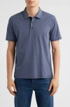 Rag & Bone Principal Jersey Organic Cotton Polo In Gray