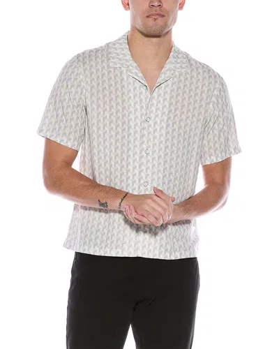 Rag & Bone Printed Avery Shirt In Neutral