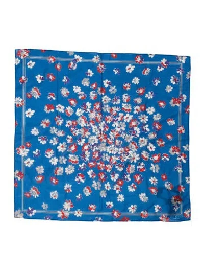 Pre-owned Rag & Bone Printed Bandana In Blue