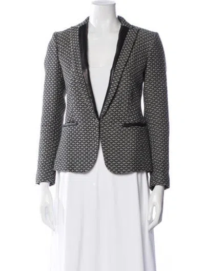 Pre-owned Rag & Bone Printed Blazer In Multi