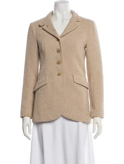 Pre-owned Rag & Bone Printed Blazer In Neutral