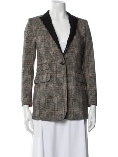 Pre-owned Rag & Bone Printed Blazer In Neutrals