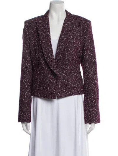 Pre-owned Rag & Bone Printed Blazer W/ Tags In Purple