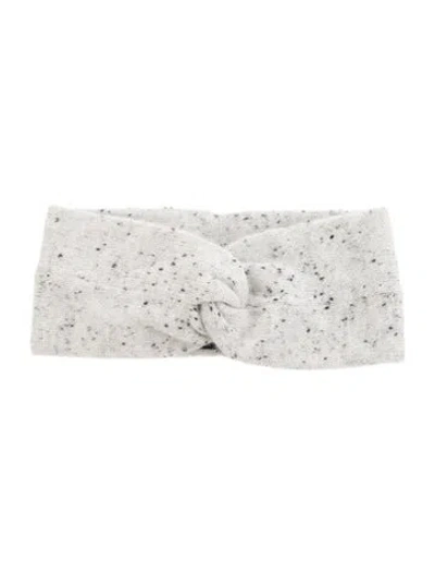 Pre-owned Rag & Bone Printed Cashmere Headband In Neutrals