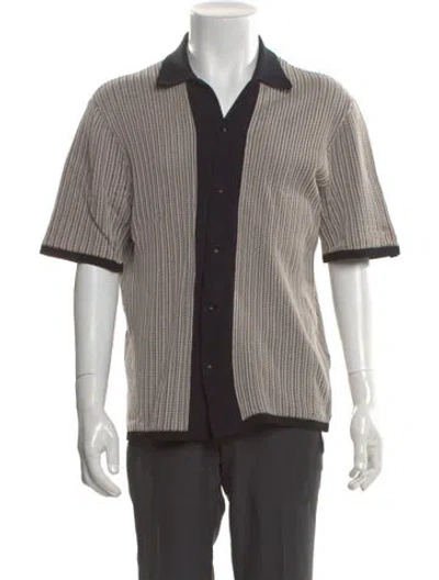 Pre-owned Rag & Bone Printed Collar Cardigan In Multi