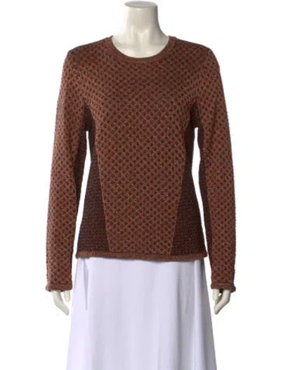 Pre-owned Rag & Bone Printed Crew Neck Sweater