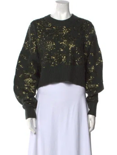 Pre-owned Rag & Bone Printed Crew Neck Sweater In Multi