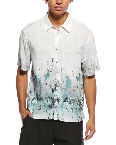 Rag & Bone Printed Dalton Shirt In White
