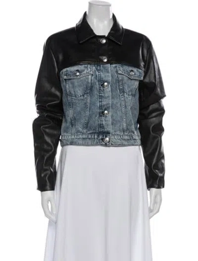 Pre-owned Rag & Bone Printed Denim Jacket In Multi