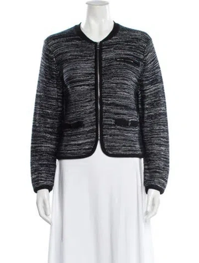 Pre-owned Rag & Bone Printed Evening Jacket In Blue