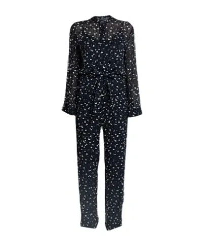 Rag & Bone Printed Jumpsuits In Black