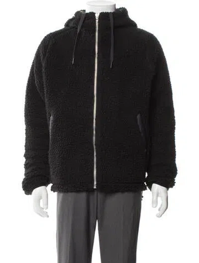 Pre-owned Rag & Bone Printed Moto Jacket In Black