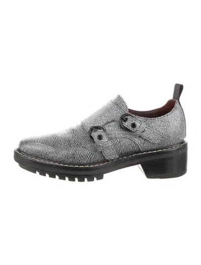Pre-owned Rag & Bone Printed Oxfords In Grey
