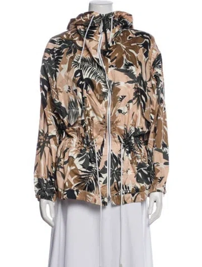 Pre-owned Rag & Bone Printed Performance Jacket In Brown