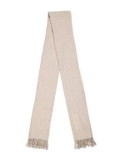 Pre-owned Rag & Bone Printed Scarf In Neutral
