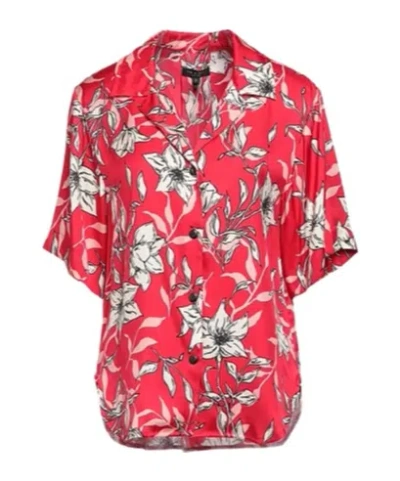 Rag & Bone Printed Short-sleeved Shirt In Pink