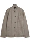 Rag & Bone Prospect Wool-blend Overshirt In Brown