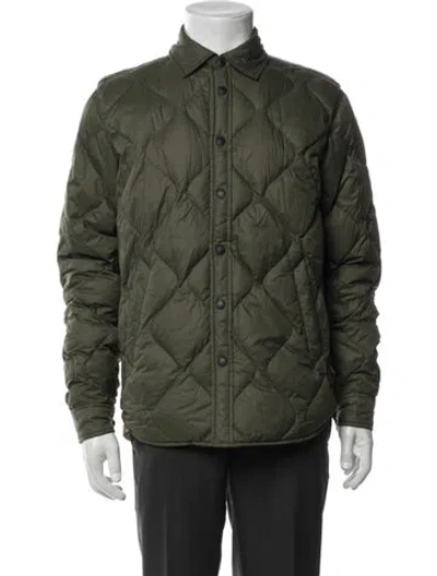 Pre-owned Rag & Bone Puffer Coat In Green