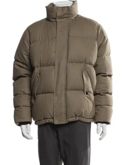 Pre-owned Rag & Bone Puffer Coat In Green