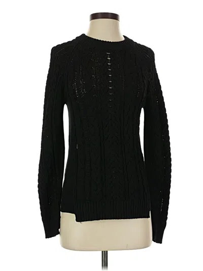 Pre-owned Rag & Bone Pullover Sweater In Black