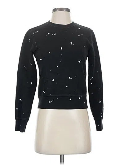 Pre-owned Rag & Bone Pullover Sweater In Black
