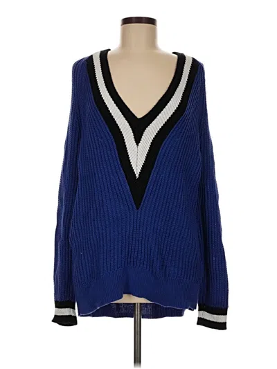 Pre-owned Rag & Bone Pullover Sweater In Blue