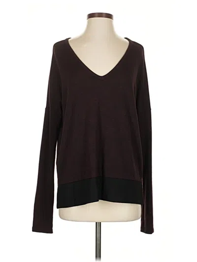 Pre-owned Rag & Bone Pullover Sweater In Burgundy