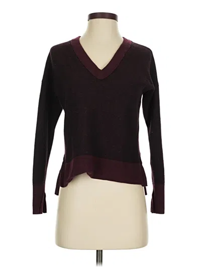 Pre-owned Rag & Bone Pullover Sweater In Burgundy