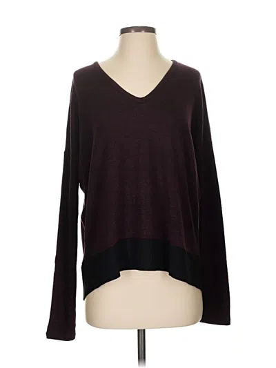 Pre-owned Rag & Bone Pullover Sweater In Burgundy