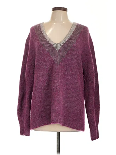 Pre-owned Rag & Bone Pullover Sweater In Purple