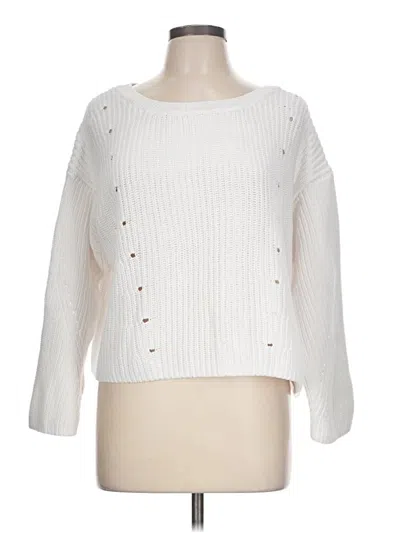 Pre-owned Rag & Bone Pullover Sweater In White