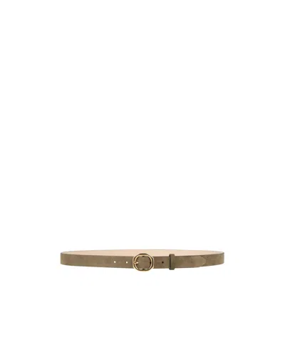 Rag & Bone Pure Color Suede Belt In Brown