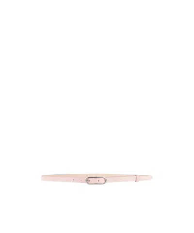Rag & Bone Pure Color Suede Belt In Pink