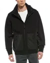 Rag & Bone Pursuit Ponte Zip Hoodie In Black