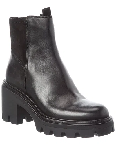 Rag & Bone Quinn Mid Leather & Suede Chelsea Boot In Black