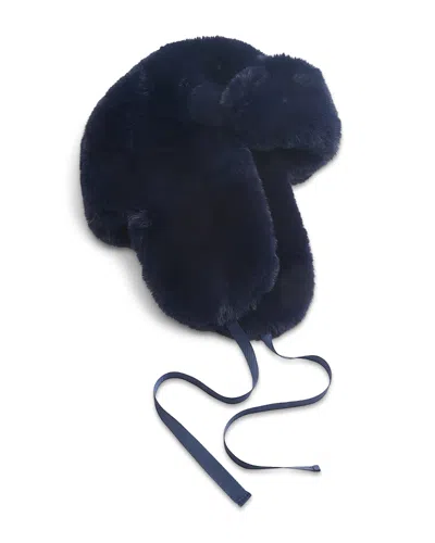 Rag & Bone Rae Faux Fur Trapper Hat In Blue