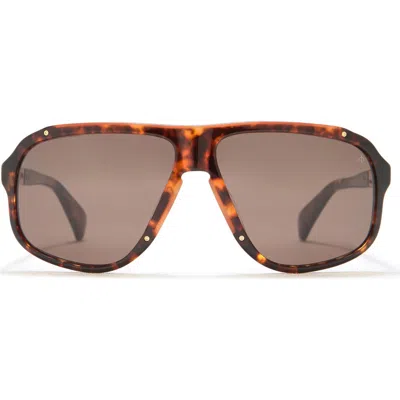 Rag & Bone Rag And Bone 61mm Rectangle Sunglasses