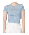 Rag & Bone Adeline Lightweight Cashmere Sweater In Blue