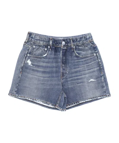 Rag & Bone Rag  Bone Distressed Denim Shorts In Gray