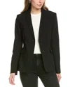 Rag & Bone Razor Crepe Blazer In Black